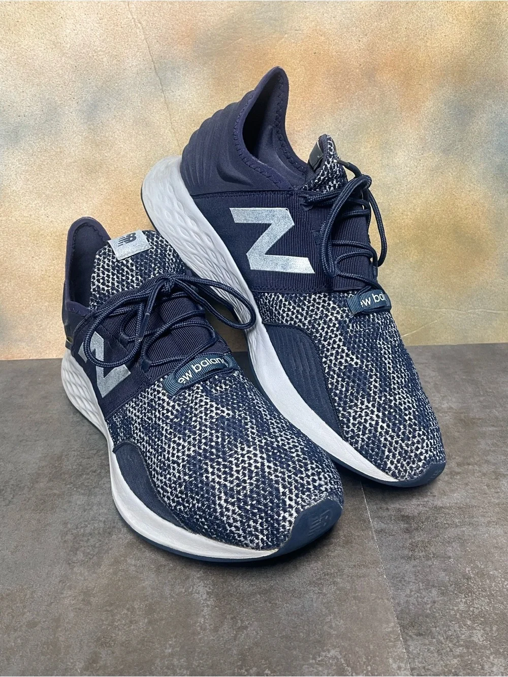 New Balance Fresh Foam Roav Men’s Blue/Gray Sneakers Size 15